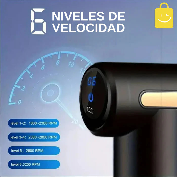 Pistola de masaje superpotente MAX 4 en 1 ® - ÚLTIMAS UNIDADES EN STOCK