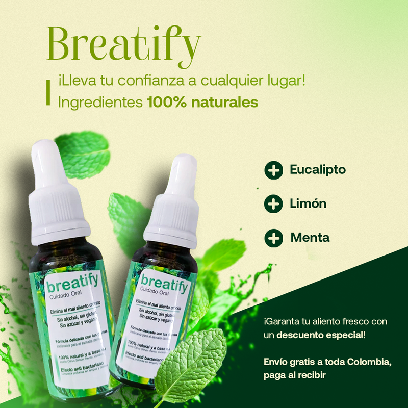 ¡APROVECHA EL COMBO BREATIFY! 2X1: ENVÍO GRATIS Y PAGA AL RECIBIR 📦